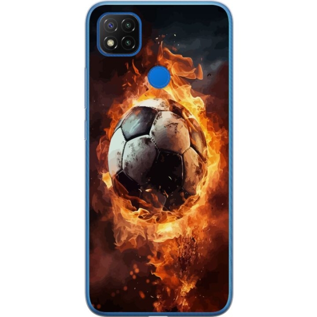 Mobile case for Xiaomi Redmi 9C with Football design