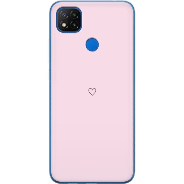 Mobile case for Xiaomi Redmi 9C NFC with Heart design