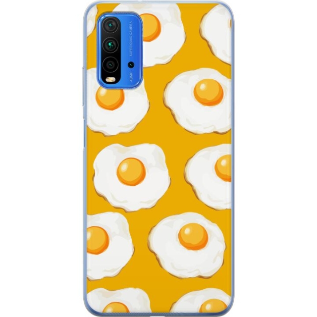 Mobile case for Xiaomi Redmi 9T with Fried egg design