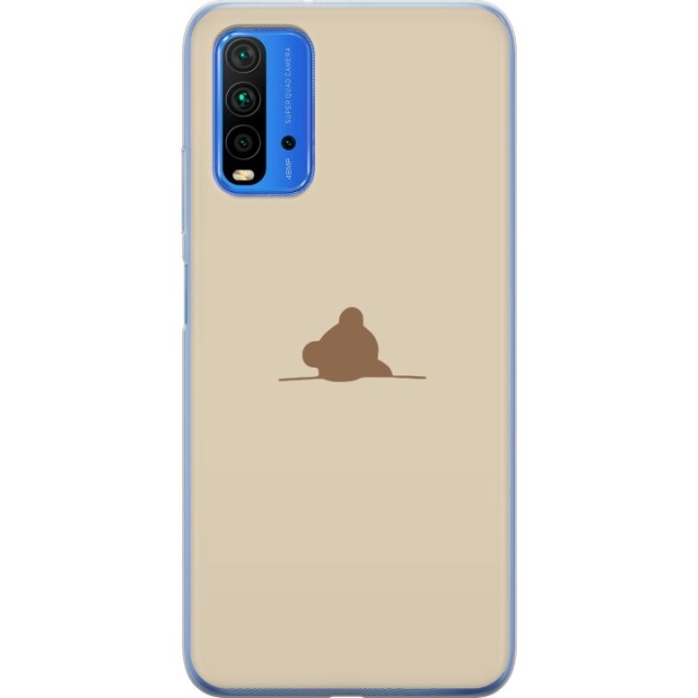 Mobile case for Xiaomi Redmi 9T with Nalle design