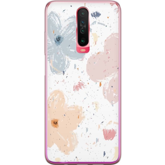 Mobile case for Xiaomi Redmi K30 with Flowers design