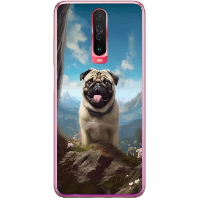 Mobile case for Xiaomi Redmi K30 with Happy Dog design