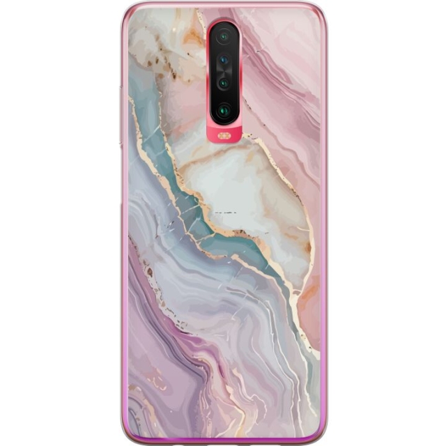 Mobile case for Xiaomi Redmi K30 with Marble design