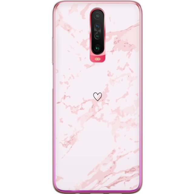 Mobile case for Xiaomi Redmi K30 with Pink Heart design