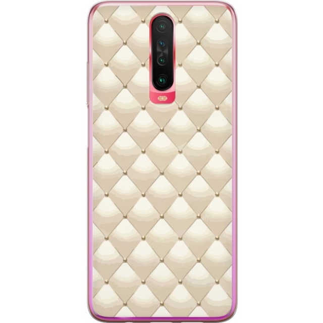 Mobile case for Xiaomi Redmi K30 with Gold shine design