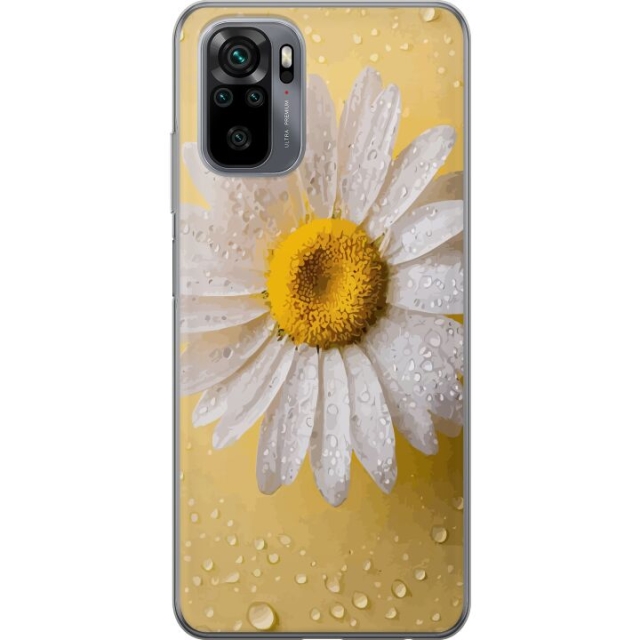 Mobile case for Xiaomi Redmi Note 10 with Porslinsblomma design