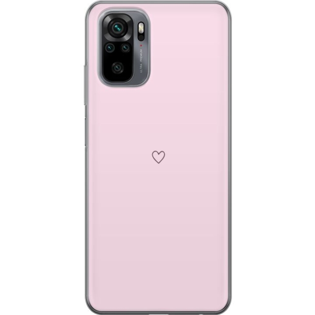 Mobile case for Xiaomi Redmi Note 10 with Heart design