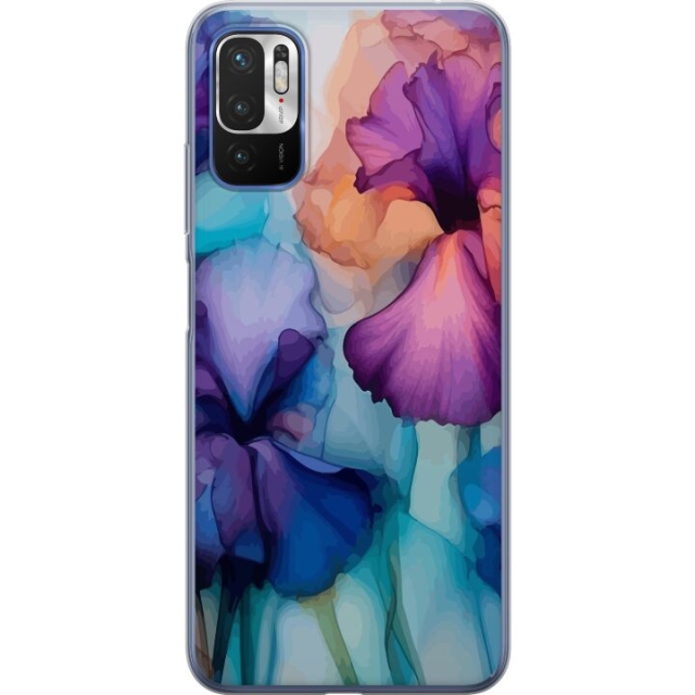 Mobile case for Xiaomi Redmi Note 10 5G with Magical flowers design