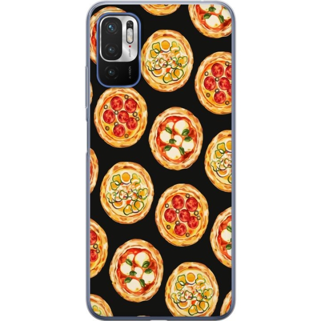 Mobile case for Xiaomi Redmi Note 10 5G with Pizza design