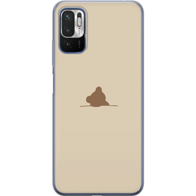 Mobile case for Xiaomi Redmi Note 10 5G with Nalle design