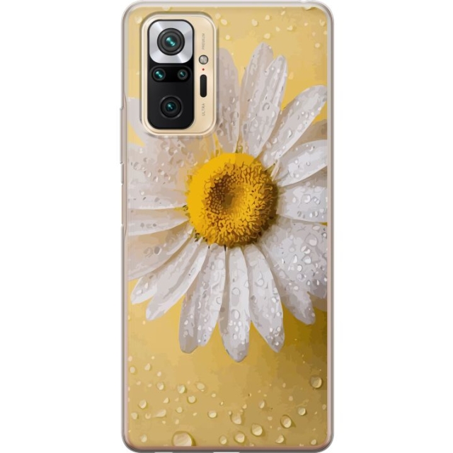 Mobile case for Xiaomi Redmi Note 10 Pro with Porslinsblomma design