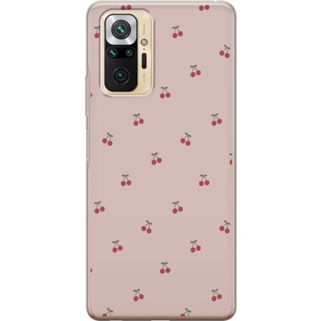 Mobile case for Xiaomi Redmi Note 10 Pro with Cherry design