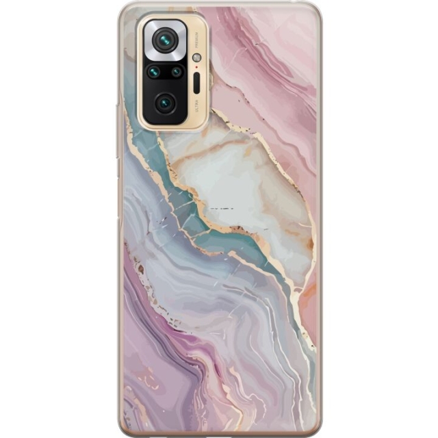 Mobile case for Xiaomi Redmi Note 10 Pro with Marble design