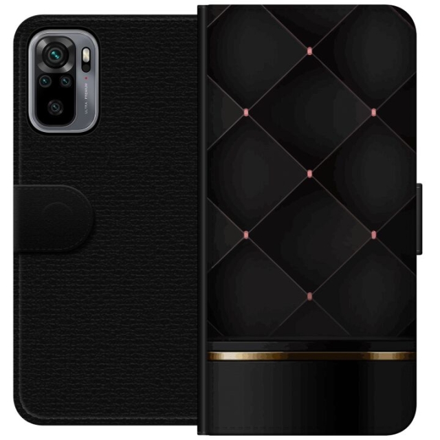 Wallet case for Xiaomi Redmi Note 10S with Luxury line design
