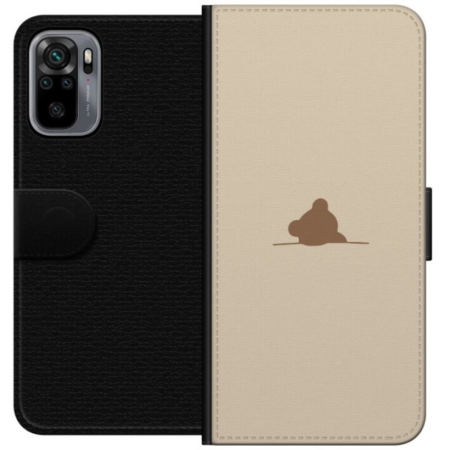 Wallet case for Xiaomi Redmi Note 10S with Nalle design