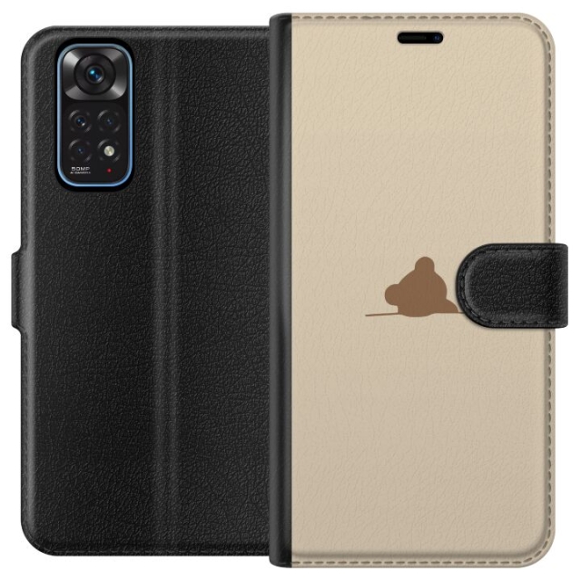 Wallet case for Xiaomi Redmi Note 11 with Nalle design