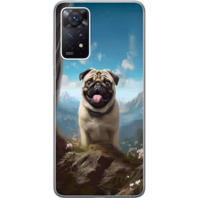 Mobile case for Xiaomi Redmi Note 11 Pro with Happy Dog design