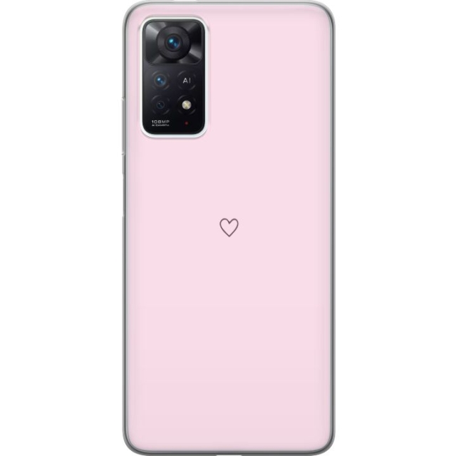 Mobile case for Xiaomi Redmi Note 11 Pro with Heart design