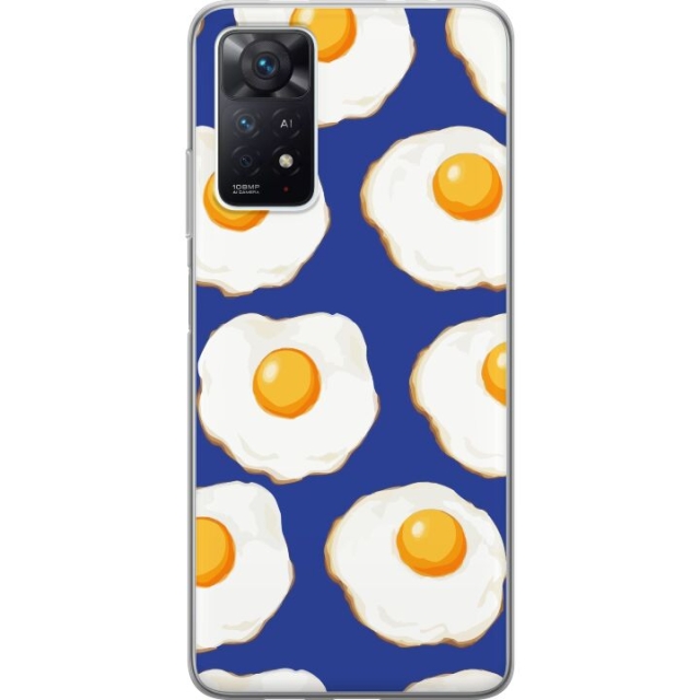 Mobile case for Xiaomi Redmi Note 11 Pro 5G with Fried eggs design