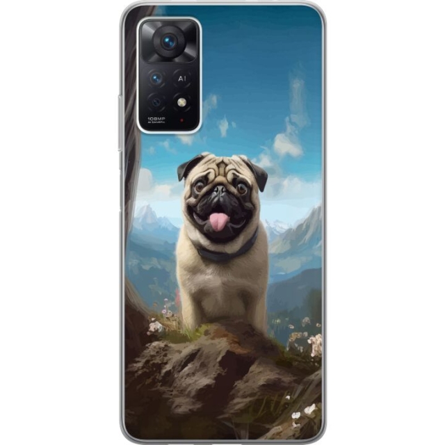Mobile case for Xiaomi Redmi Note 11 Pro 5G with Happy Dog design