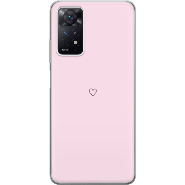 Mobile case for Xiaomi Redmi Note 11 Pro 5G with Heart design