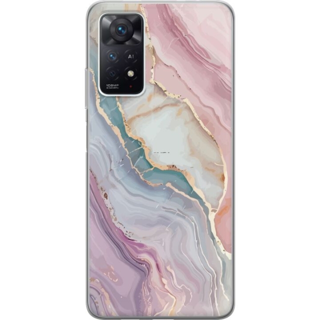Mobile case for Xiaomi Redmi Note 11 Pro 5G with Marble design