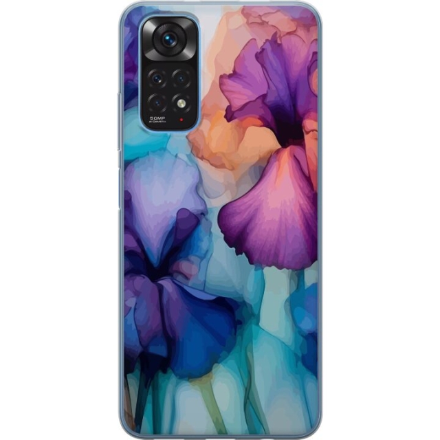 Mobile case for Xiaomi Redmi Note 11S with Magical flowers design