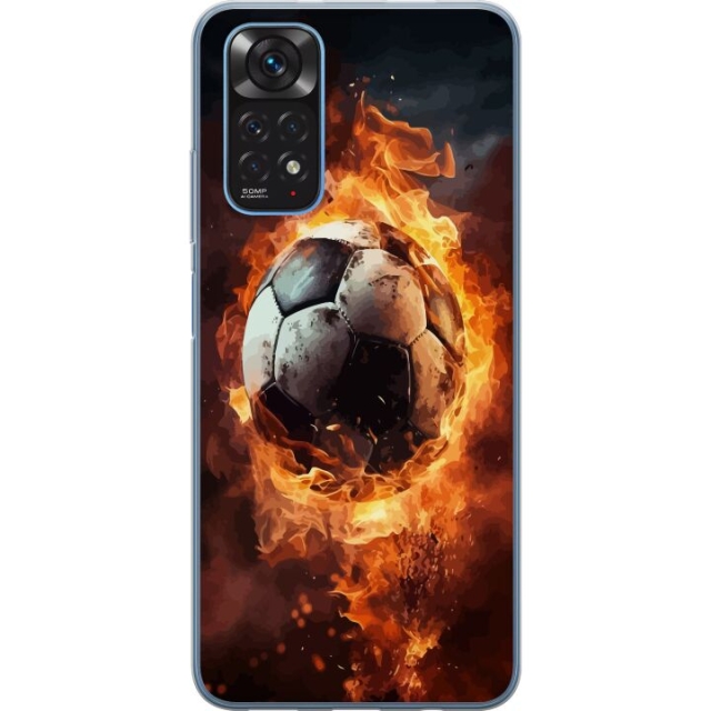 Mobile case for Xiaomi Redmi Note 11S with Football design