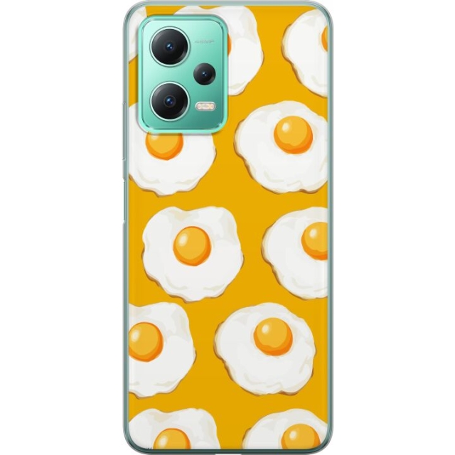Mobile case for Xiaomi Redmi Note 12 with Fried egg design