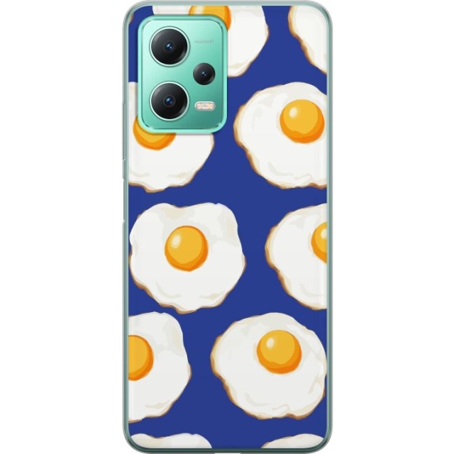 Mobile case for Xiaomi Redmi Note 12 with Fried eggs design