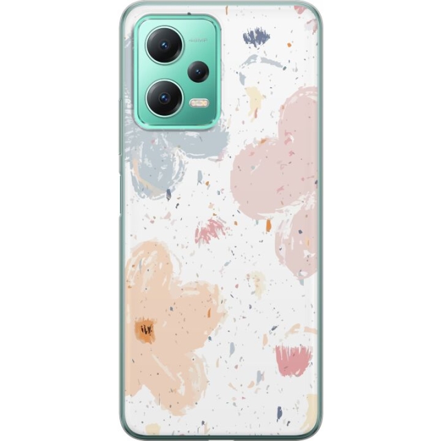Mobile case for Xiaomi Redmi Note 12 with Flowers design