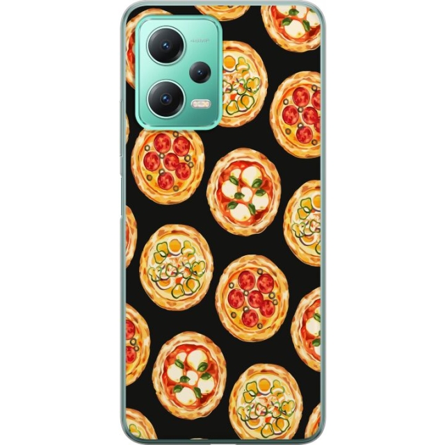 Mobile case for Xiaomi Redmi Note 12 with Pizza design