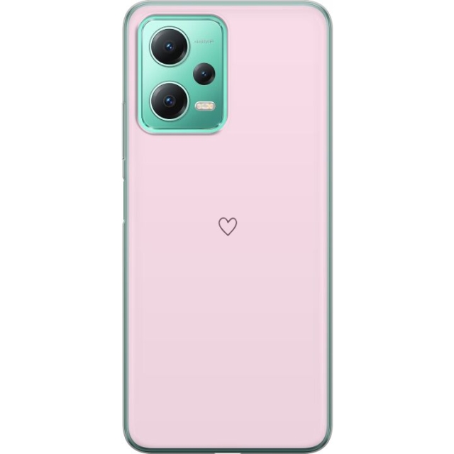 Mobile case for Xiaomi Redmi Note 12 with Heart design