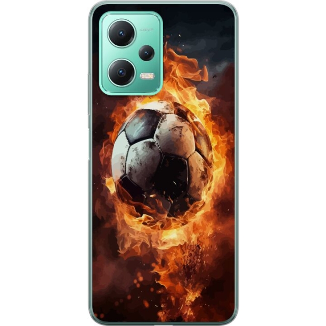 Mobile case for Xiaomi Redmi Note 12 with Football design