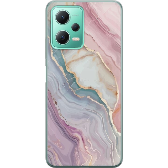 Mobile case for Xiaomi Redmi Note 12 with Marble design