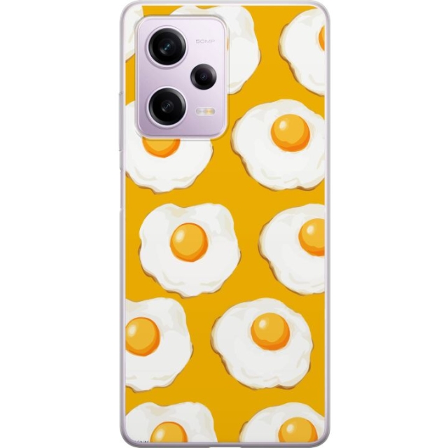 Mobile case for Xiaomi Redmi Note 12 Pro with Fried egg design