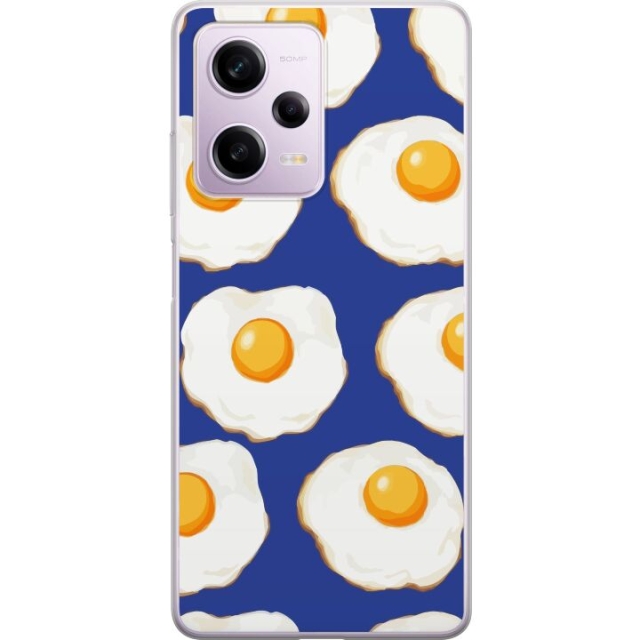 Mobile case for Xiaomi Redmi Note 12 Pro with Fried eggs design