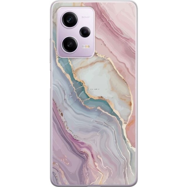 Mobile case for Xiaomi Redmi Note 12 Pro with Marble design