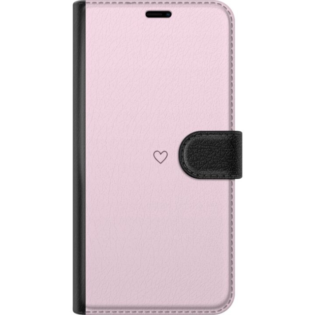 Wallet case for Xiaomi Redmi Note 12S with Heart design