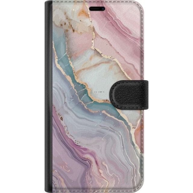 Wallet case for Xiaomi Redmi Note 13 Pro with Marble design