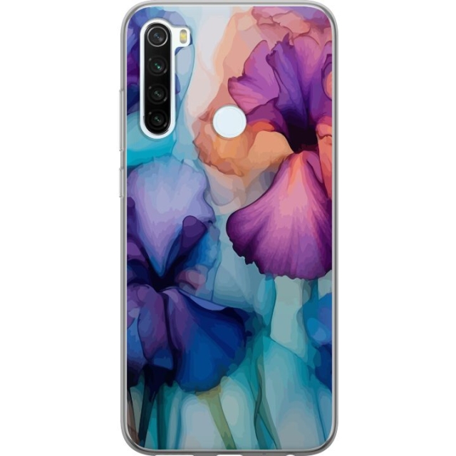 Mobile case for Xiaomi Redmi Note 8 with Magical flowers design
