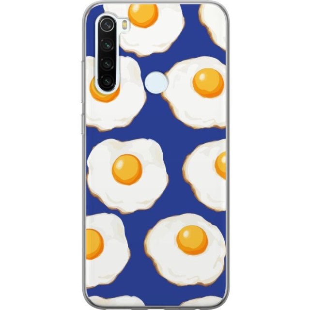 Mobile case for Xiaomi Redmi Note 8 with Fried eggs design