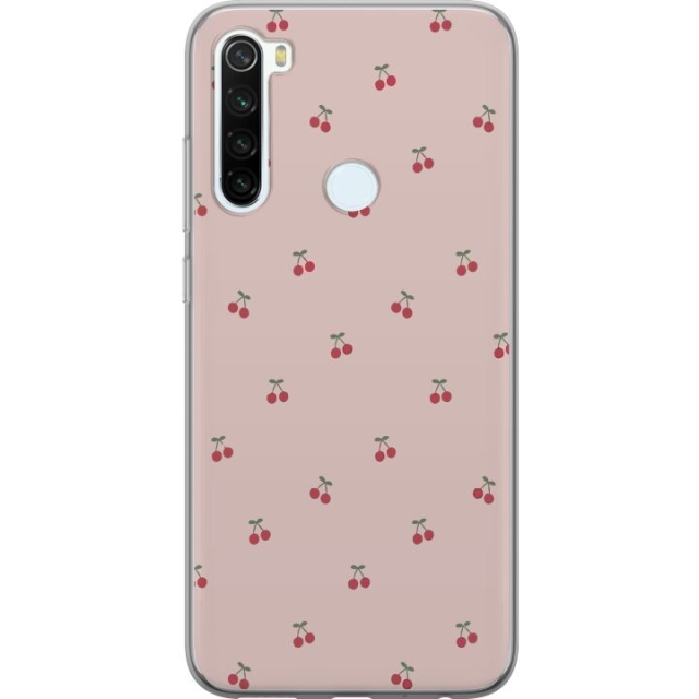 Mobile case for Xiaomi Redmi Note 8 with Cherry design
