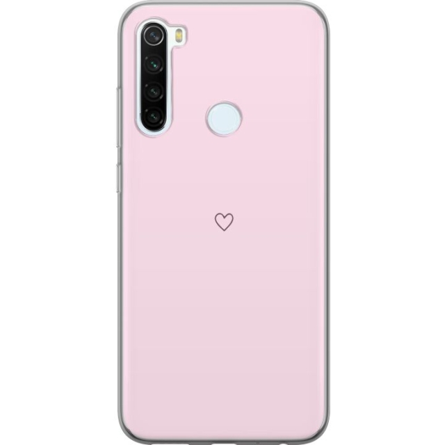 Mobile case for Xiaomi Redmi Note 8 with Heart design