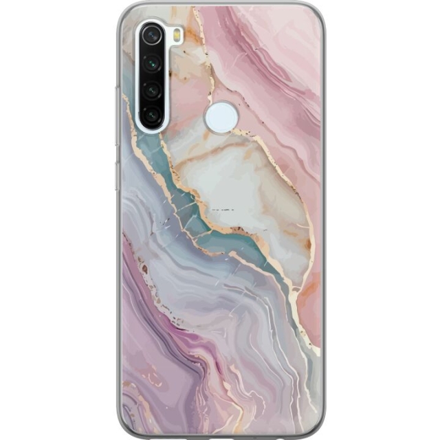 Mobile case for Xiaomi Redmi Note 8 with Marble design