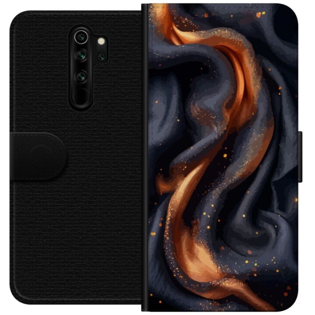 Wallet case for Xiaomi Redmi Note 8 Pro  with Fiery silk design
