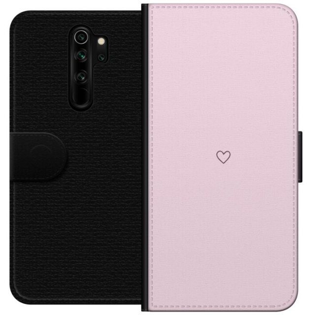 Wallet case for Xiaomi Redmi Note 8 Pro  with Heart design