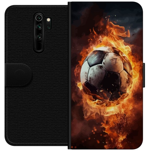 Wallet case for Xiaomi Redmi Note 8 Pro  with Football design