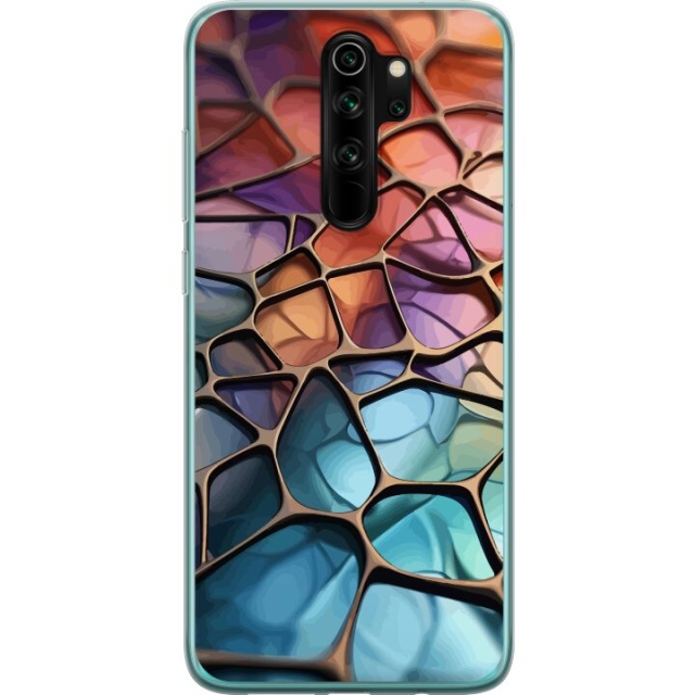 Mobile case for Xiaomi Redmi Note 8 Pro  with Metallic pattern design