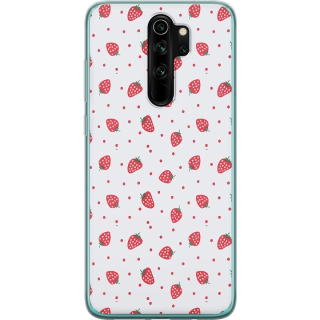 Mobile case for Xiaomi Redmi Note 8 Pro  with Strawberries design